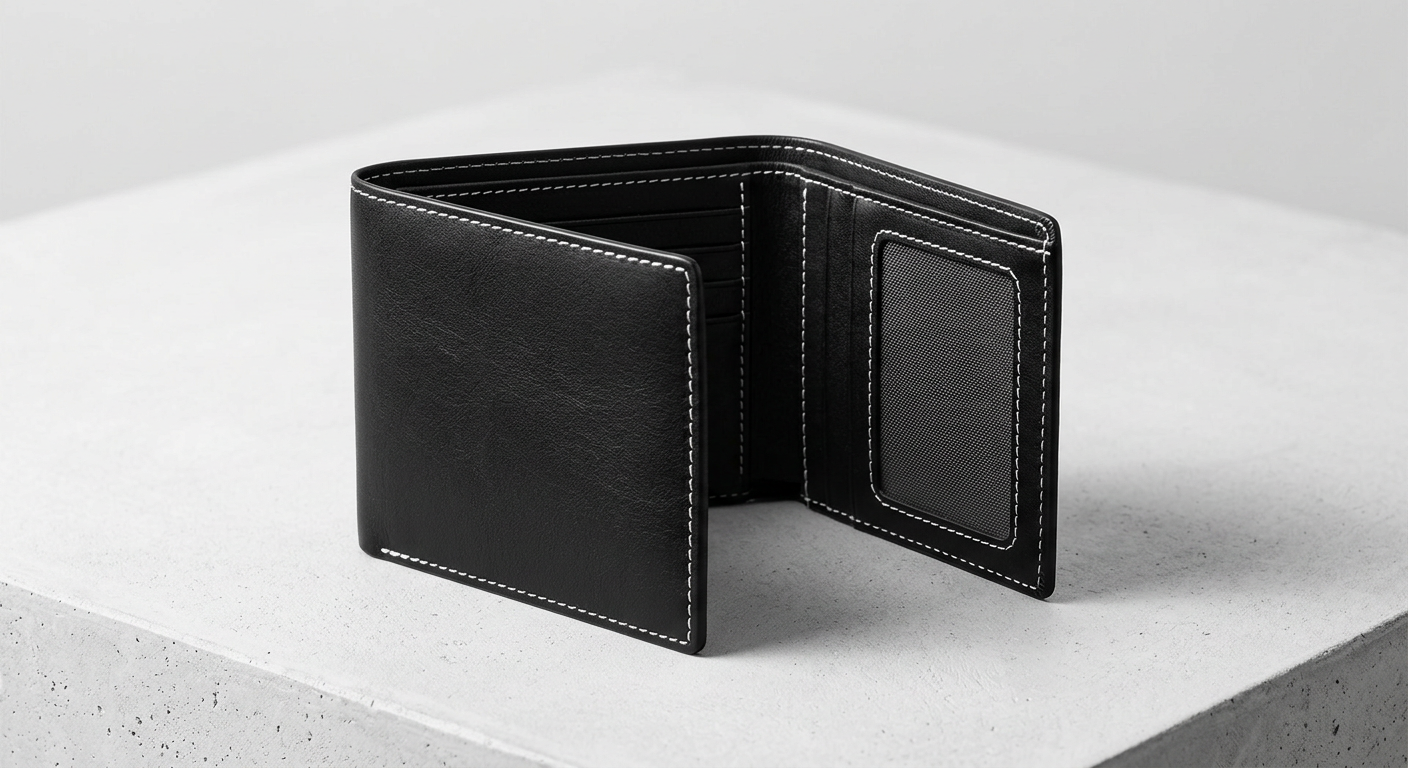 The Urban Navigator: Sophistication in Black Leather