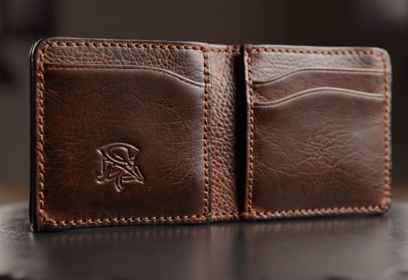 The Modern Essentialist: A Sleek Leather Bifold Wallet