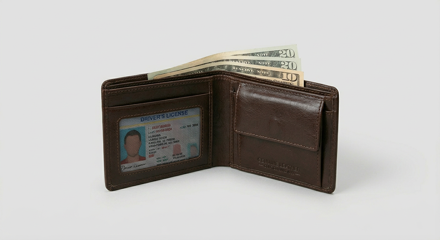 The Statesman - Men's Leather Bifold Wallet