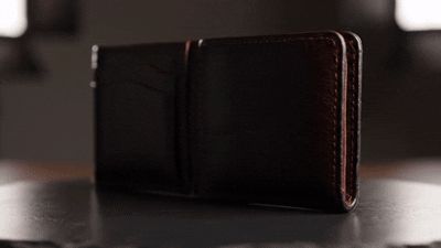 The Modern Essentialist: A Sleek Leather Bifold Wallet
